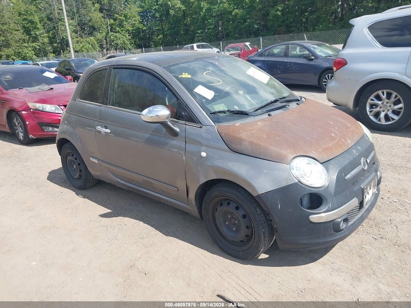 2012 FIAT 500 LOUNGE | 3C3CFFCR2CT117633 | UPCARS