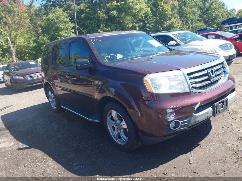 2013 HONDA PILOT EX-L | 5FNYF4H57DB061958 | UPCARS