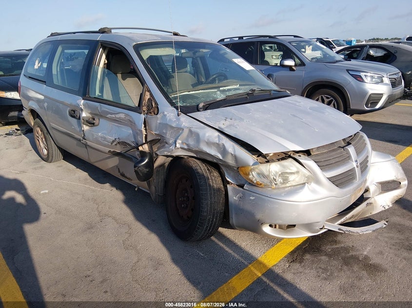 2007 DODGE GRAND CARAVAN SE | 1D4GP24E47B195291 | UPCARS