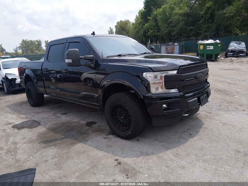 2018 FORD F-150 PLATINUM | 1FTFW1E14JFD51475 | UPCARS