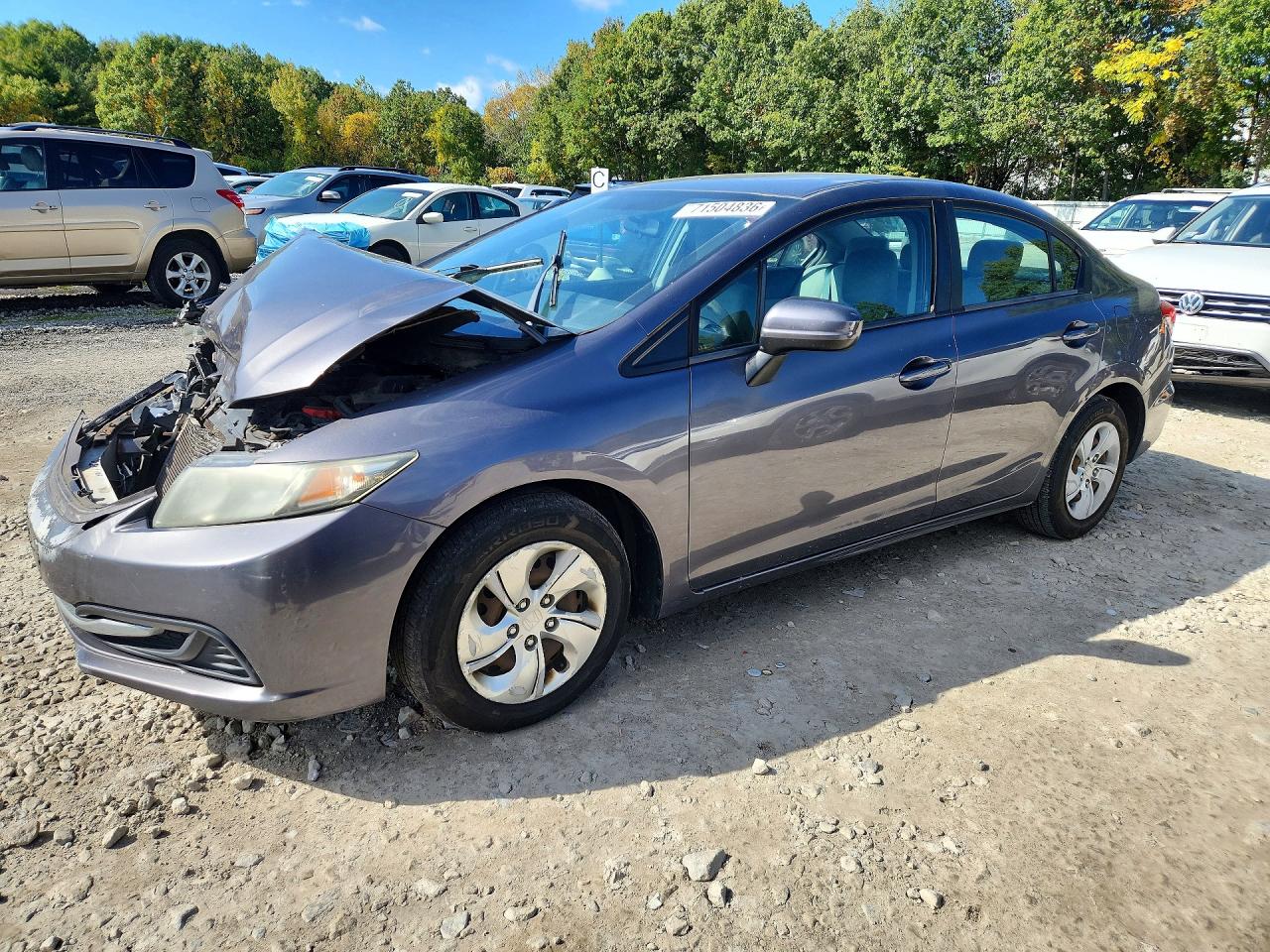 2014 HONDA CIVIC LX | 19XFB2F53EE229824 | UPCARS