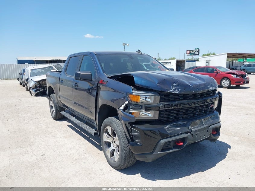 2022 CHEVROLET SILVERADO 1500 LTD 4WD  SHORT BED CUSTOM TRAIL BOSS | 1GCPYCEL0NZ136806 | UPCARS