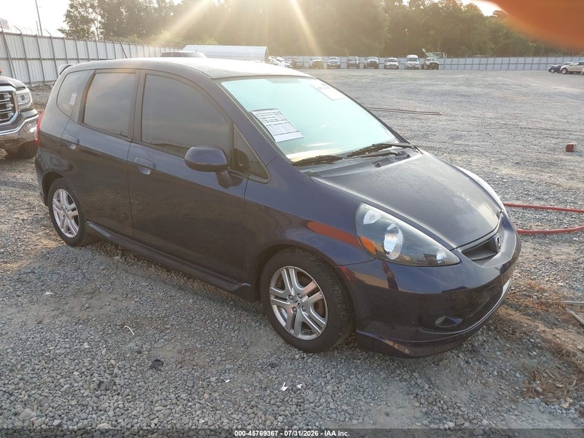 2008 HONDA FIT SPORT | JHMGD38618S061501 | UPCARS