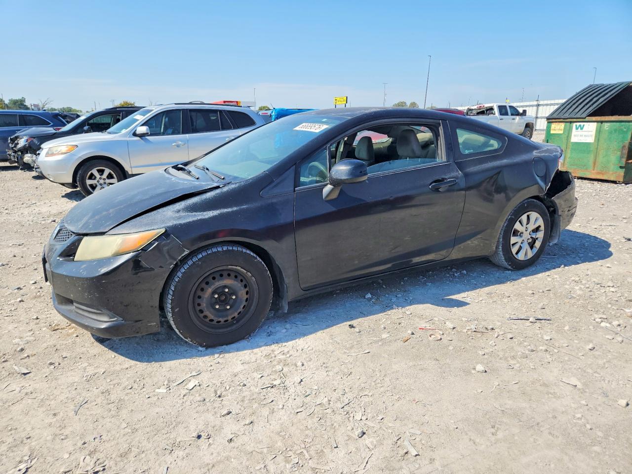 2012 HONDA CIVIC LX | 2HGFG3B58CH504491 | UPCARS