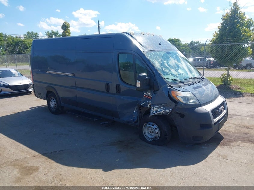 2021 RAM PROMASTER 3500 CARGO VAN HIGH ROOF 159 WB EXT | 3C6FRVJG5ME501107 | UPCARS