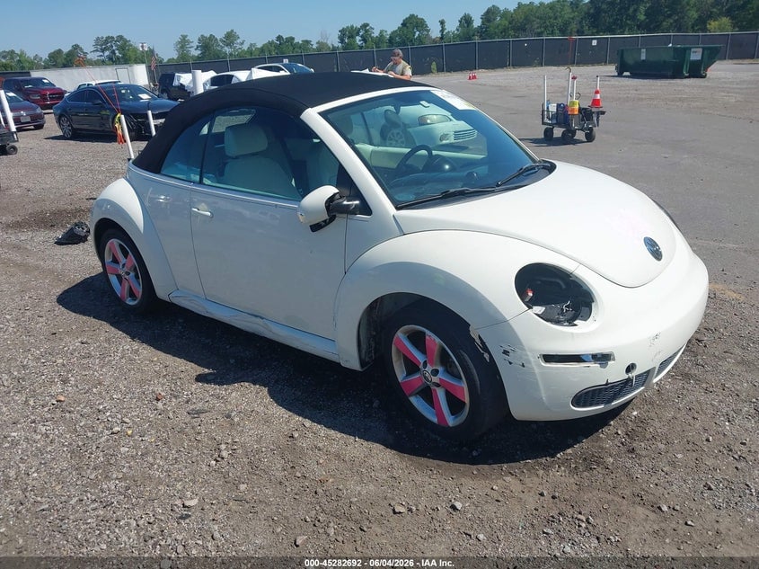 2007 VOLKSWAGEN NEW BEETLE TRIPLE WHITE | 3VWFF31Y97M423582 | UPCARS