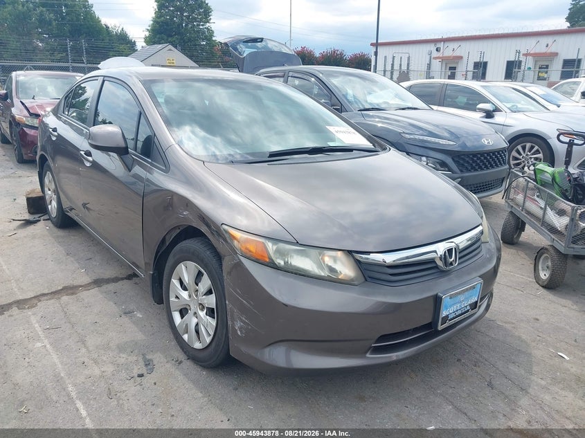 2012 HONDA CIVIC LX | 19XFB2F54CE069000 | UPCARS