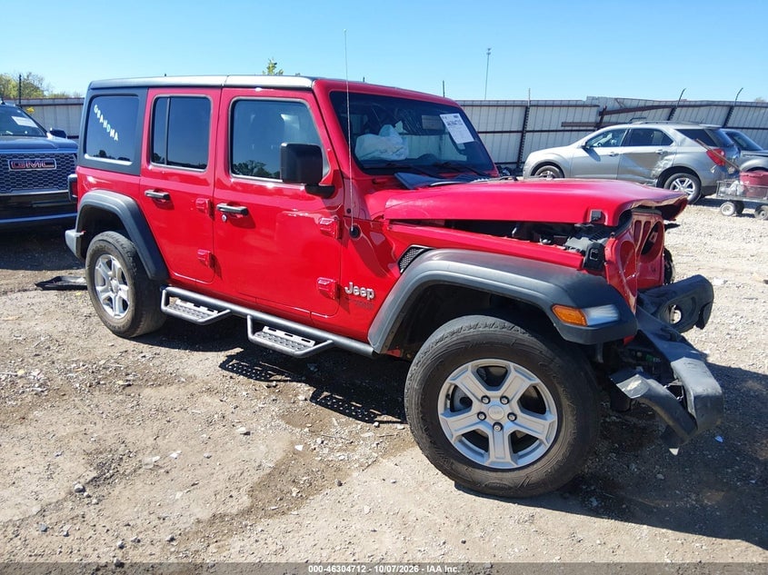 2018 JEEP WRANGLER UNLIMITED SPORT S 4X4 | 1C4HJXDG8JW305129 | UPCARS