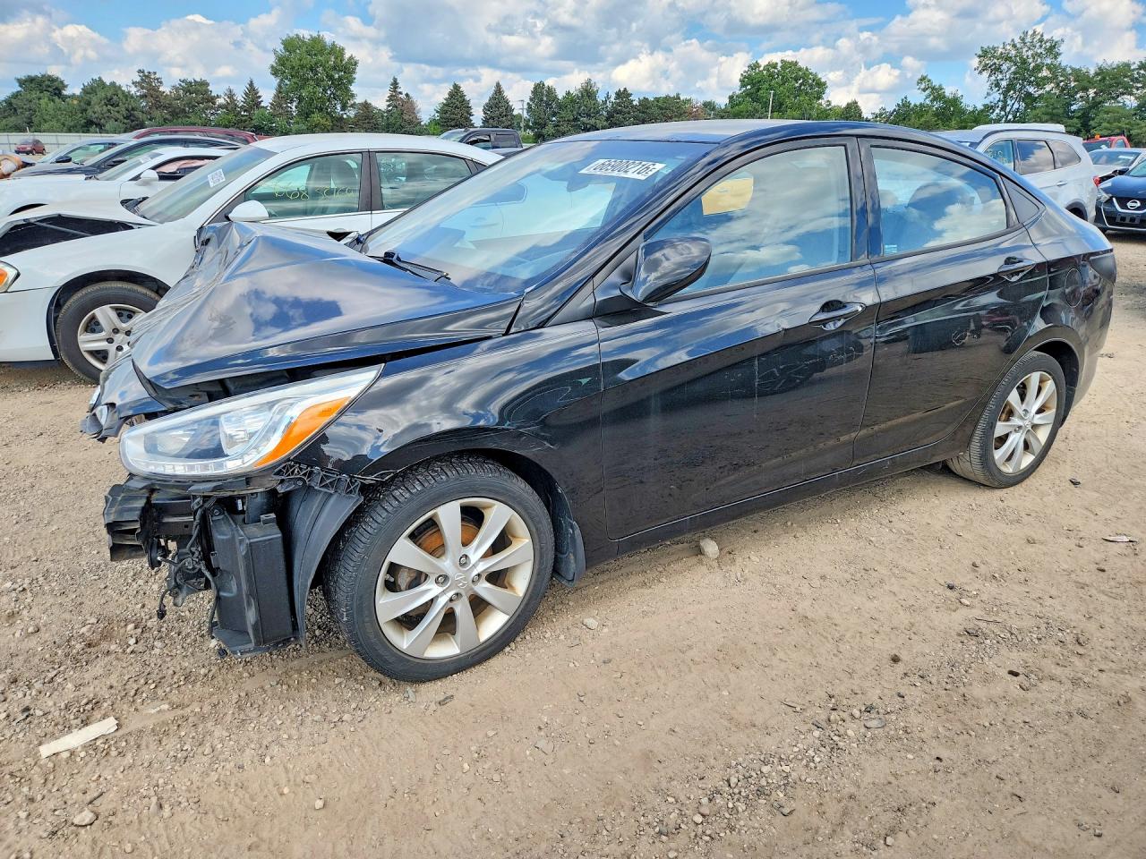 2014 HYUNDAI ACCENT GLS | KMHCU4AE4EU603161 | UPCARS
