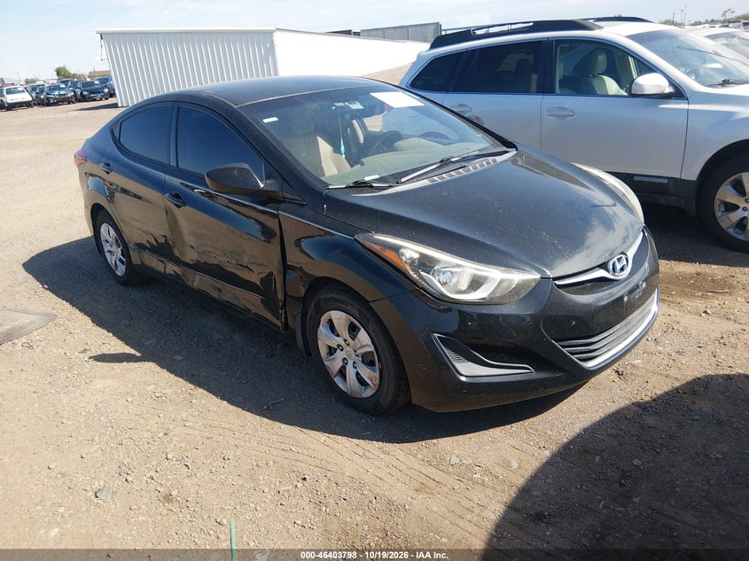 2016 HYUNDAI ELANTRA SE | 5NPDH4AE6GH771586 | UPCARS