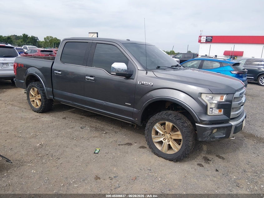 2015 FORD F-150 PLATINUM | 1FTEW1EG1FFB56747 | UPCARS