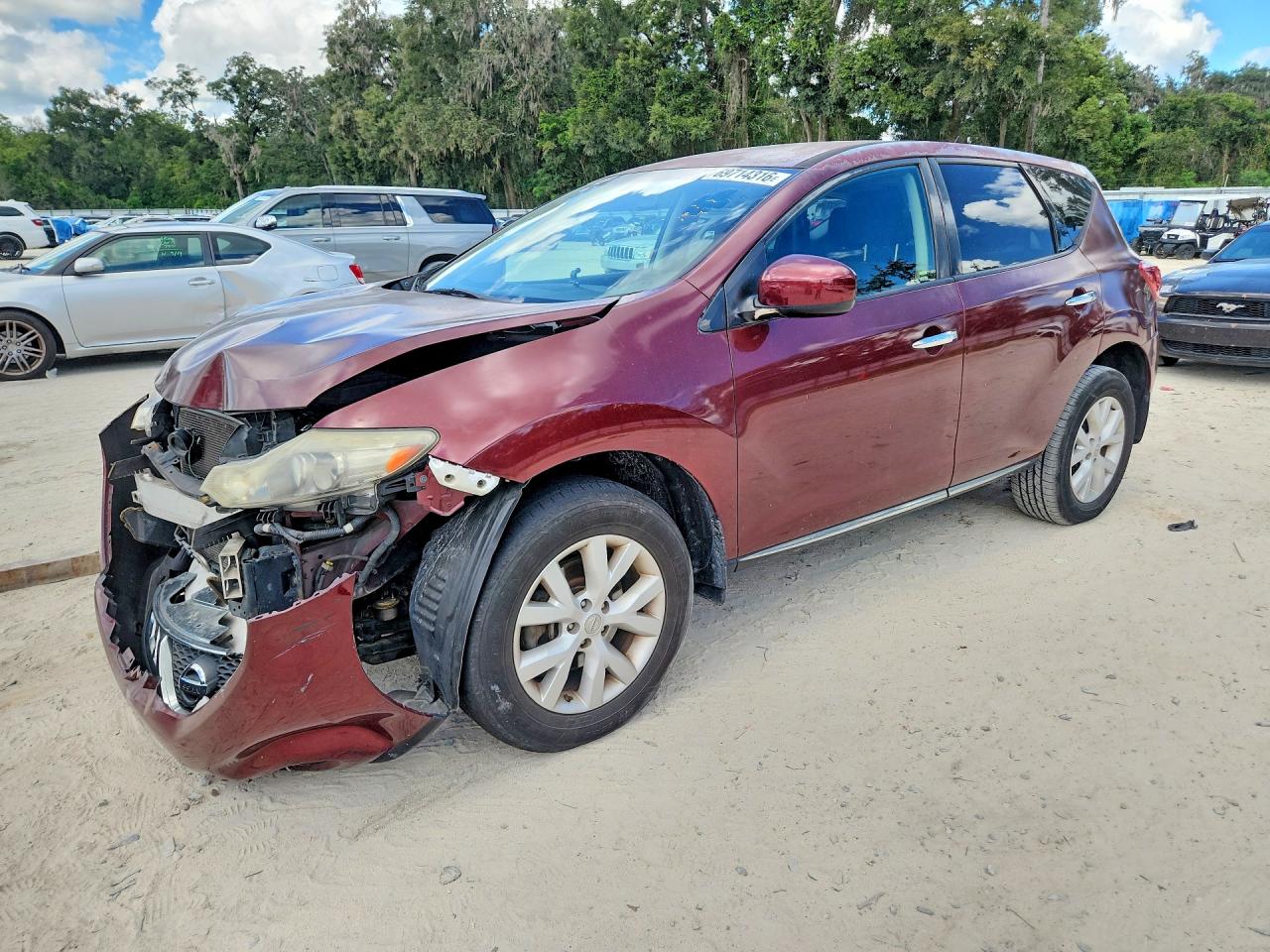 2012 NISSAN MURANO S | JN8AZ1MU7CW105511 | UPCARS