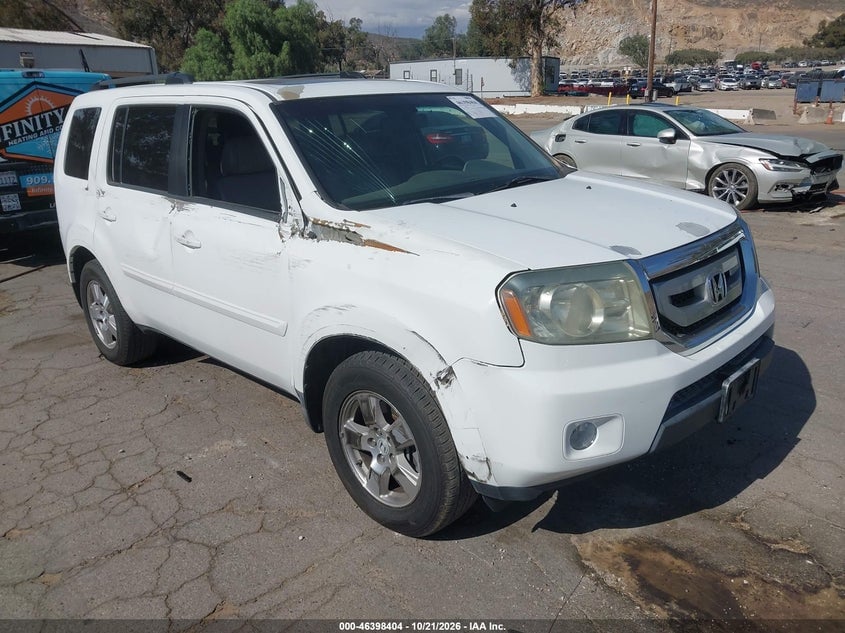2011 HONDA PILOT EX-L | 5FNYF3H66BB032595 | UPCARS