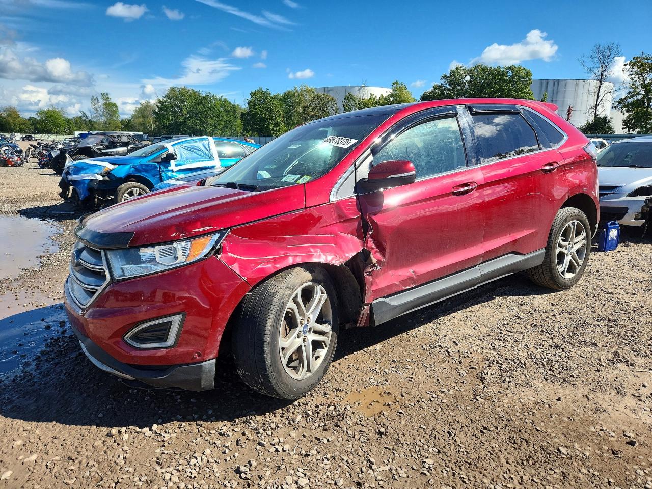 2017 FORD EDGE TITANIUM | 2FMPK4K8XHBB84341 | UPCARS