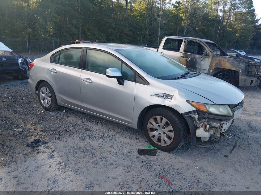 2012 HONDA CIVIC LX | 2HGFB2F55CH524359 | UPCARS