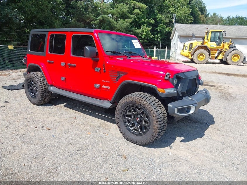 2020 JEEP WRANGLER UNLIMITED SAHARA 4X4 | 1C4HJXEN1LW152903 | UPCARS