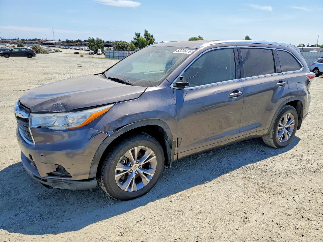 2014 TOYOTA HIGHLANDER XLE | 5TDJKRFH1ES062866 | UPCARS
