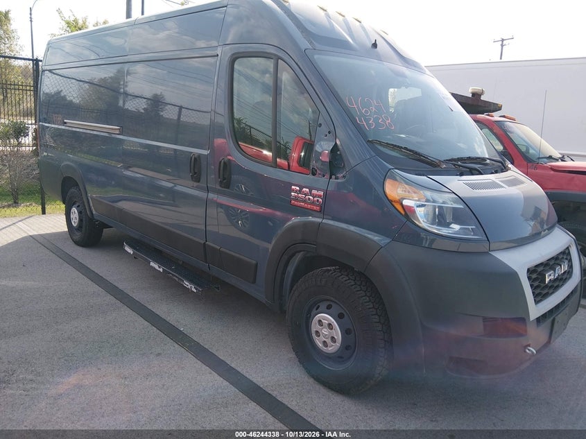2019 RAM PROMASTER 3500 CARGO VAN HIGH ROOF 159 WB EXT | 3C6URVJG6KE558730 | UPCARS