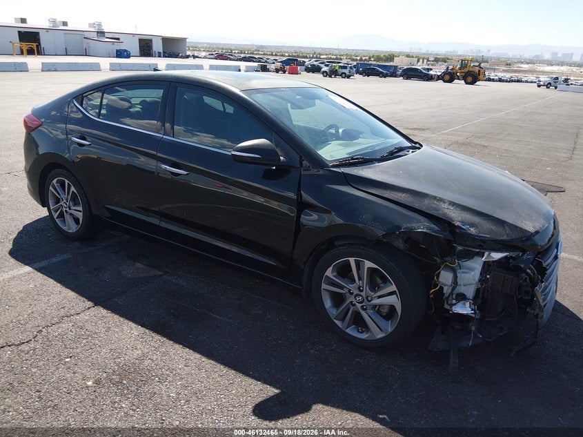 2017 HYUNDAI ELANTRA LIMITED | 5NPD84LF5HH004142 | UPCARS