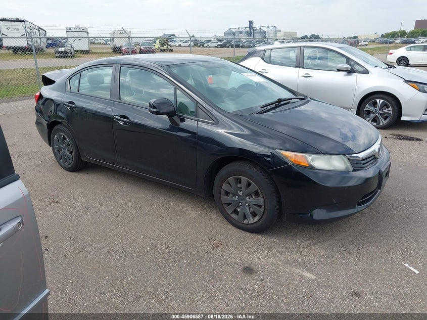2012 HONDA CIVIC LX | 19XFB2F59CE101245 | UPCARS