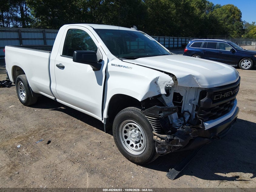 2025 CHEVROLET SILVERADO 1500 2WD  LONG BED WT | 3GCNAAEDXSG242300 | UPCARS