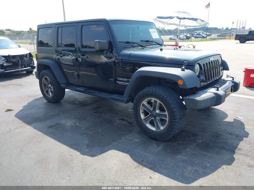 2016 JEEP WRANGLER UNLIMITED SPORT | 1C4BJWDG4GL308331 | UPCARS