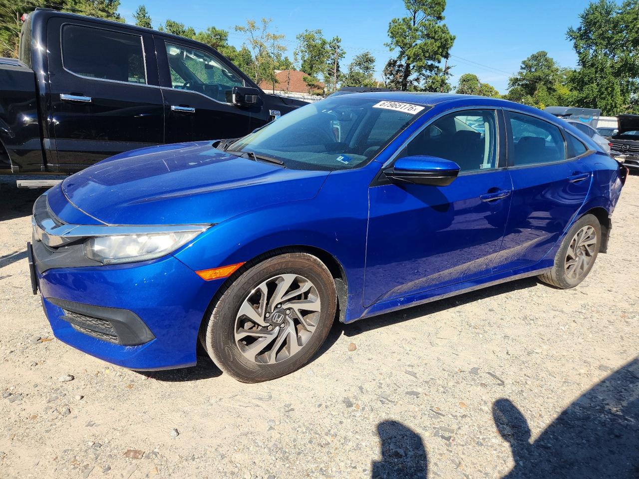 2018 HONDA CIVIC EX | 2HGFC2F74JH565657 | UPCARS