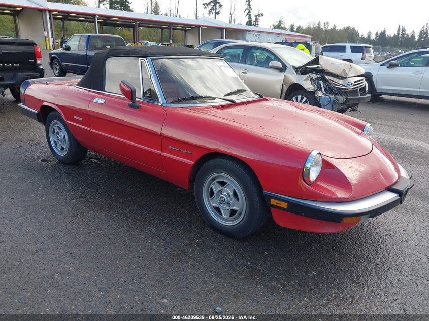 1987 ALFA ROMEO SPIDER VELOCE | ZARBA5588H1048374 | UPCARS