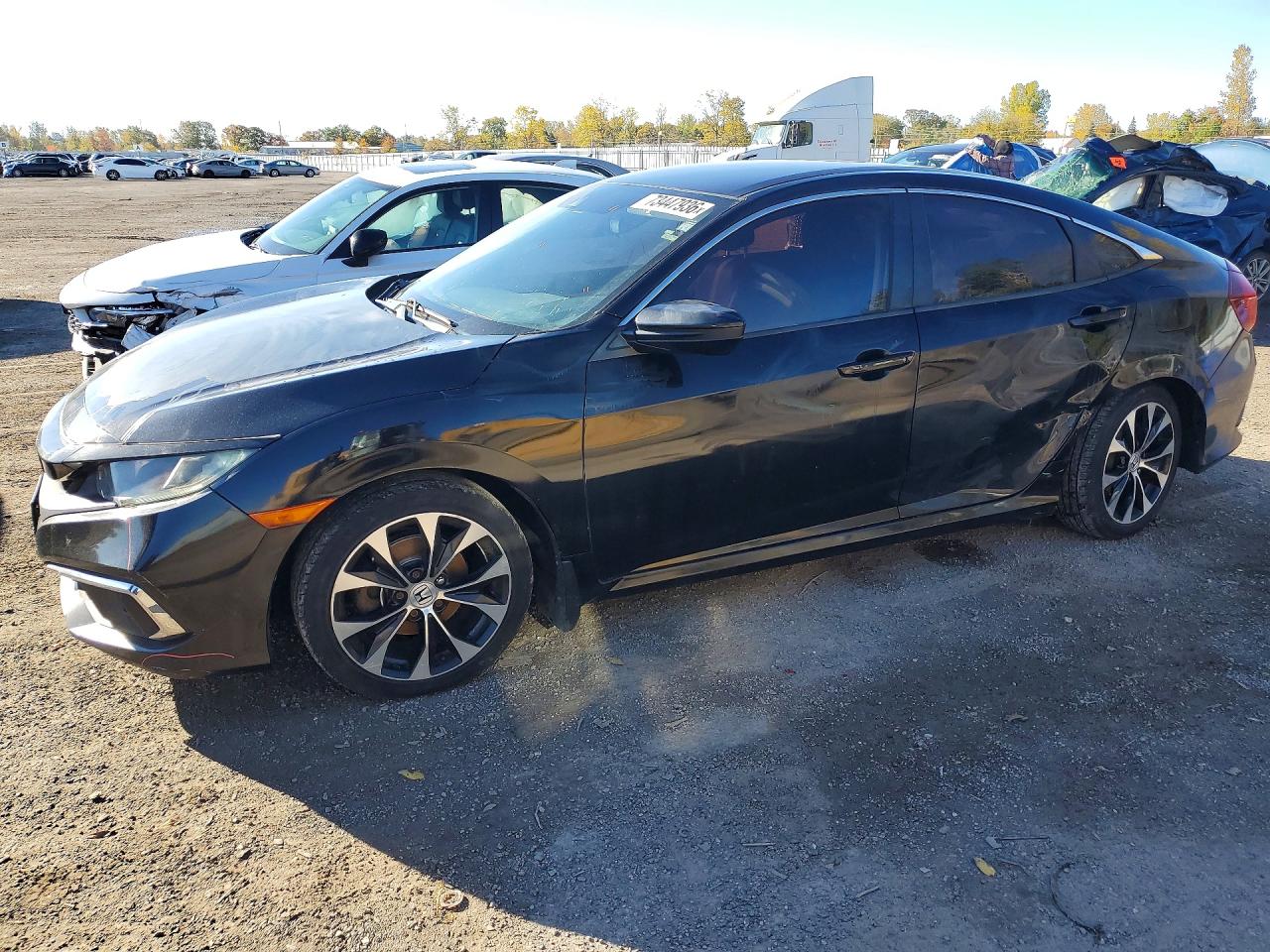 2019 HONDA CIVIC LX | 2HGFC2E57KH011675 | UPCARS