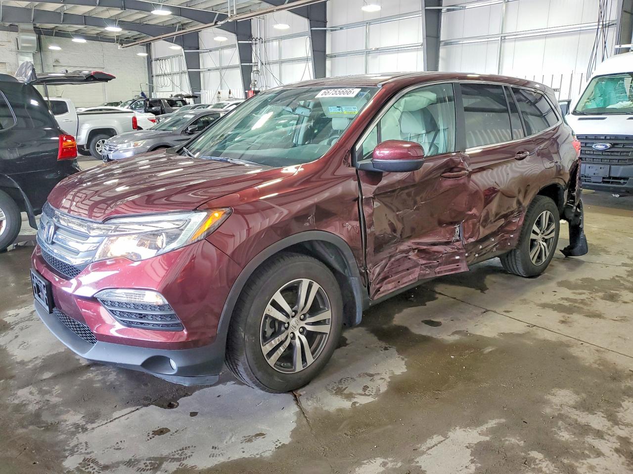 2016 HONDA PILOT EXL | 5FNYF6H67GB098355 | UPCARS