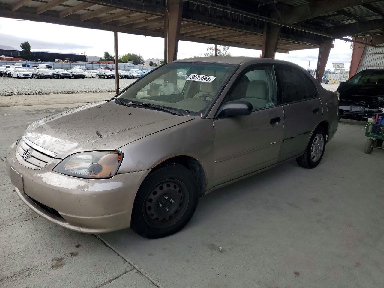 2001 HONDA CIVIC LX | 2HGES16551H554206 | UPCARS