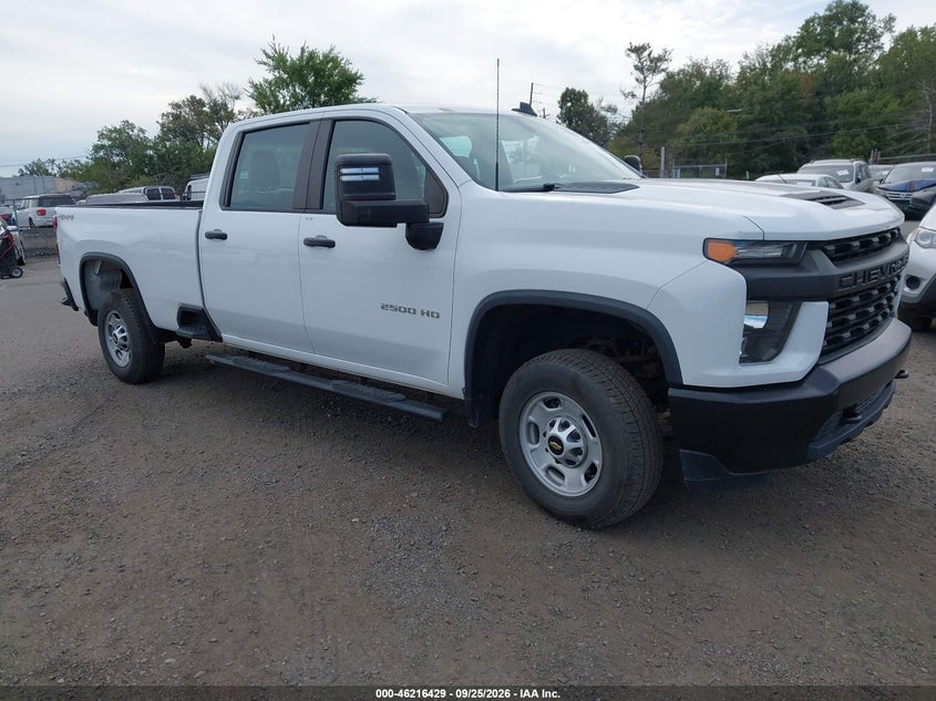 2022 CHEVROLET SILVERADO 2500HD 4WD  LONG BED WT | 1GC1YLE7XNF183514 | UPCARS