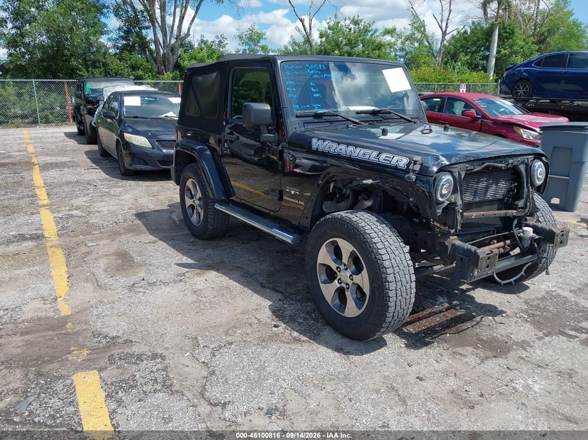 2016 JEEP WRANGLER SAHARA | 1C4AJWBG6GL254951 | UPCARS