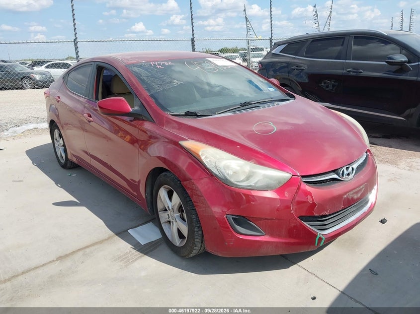 2013 HYUNDAI ELANTRA GLS | 5NPDH4AE8DH360511 | UPCARS