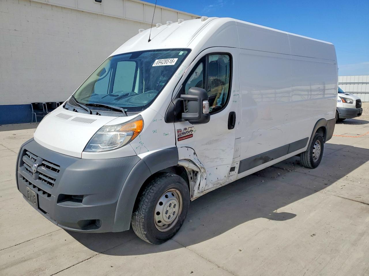 2018 RAM PROMASTER DELIVERY VAN | 3C6TRVDG4JE101033 | UPCARS
