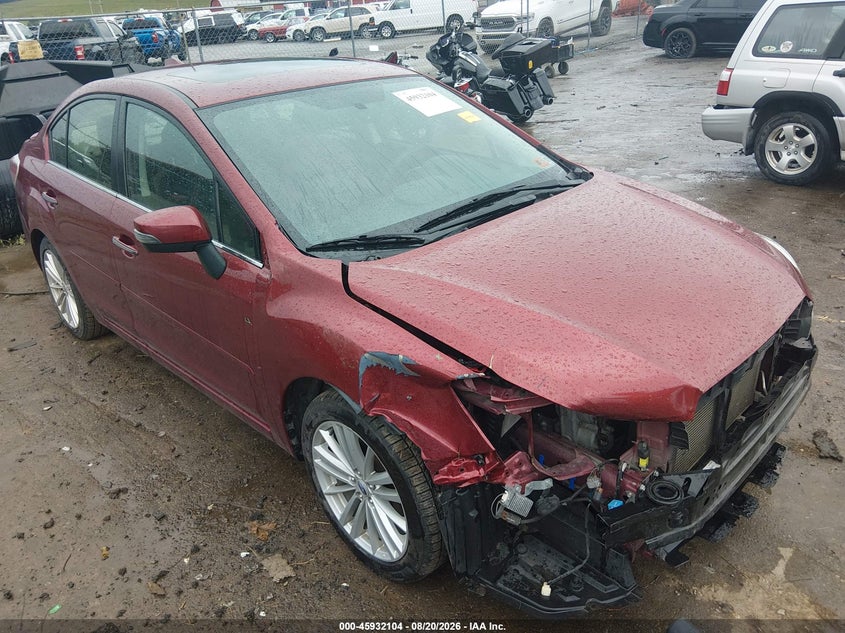 2016 SUBARU IMPREZA 2.0I LIMITED | JF1GJAK63GH003222 | UPCARS