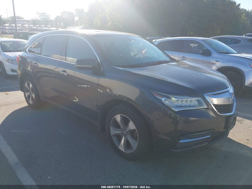 2016 ACURA MDX ACURAWATCH PLUS PACKAGE | 5FRYD4H22GB043558 | UPCARS