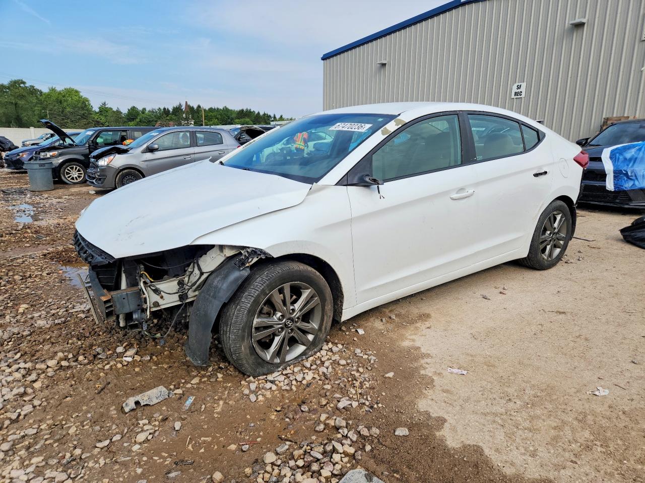 2017 HYUNDAI ELANTRA SE | 5NPD84LF5HH174128 | UPCARS