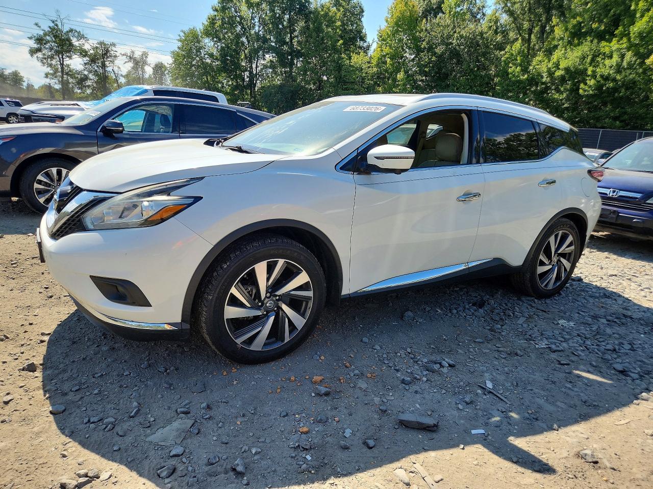 2017 NISSAN MURANO PLATINUM | 5N1AZ2MH6HN141476 | UPCARS