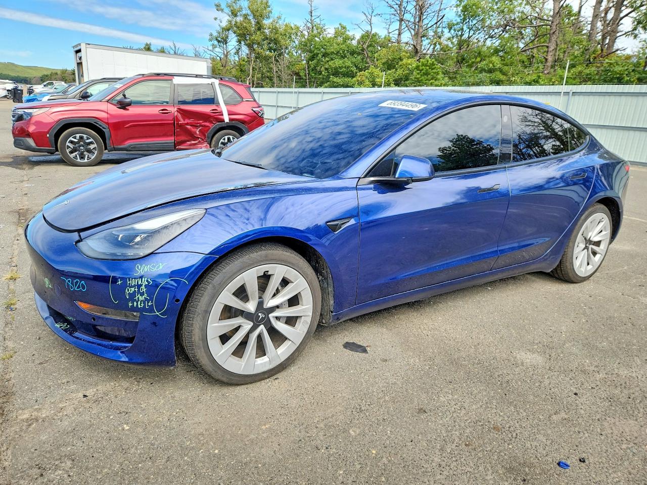 2022 TESLA MODEL 3 | 5YJ3E1EB1NF142834 | UPCARS