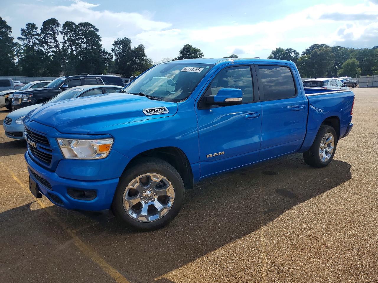 2021 RAM 1500 BIG HORN | 1C6RREFTXMN654077 | UPCARS