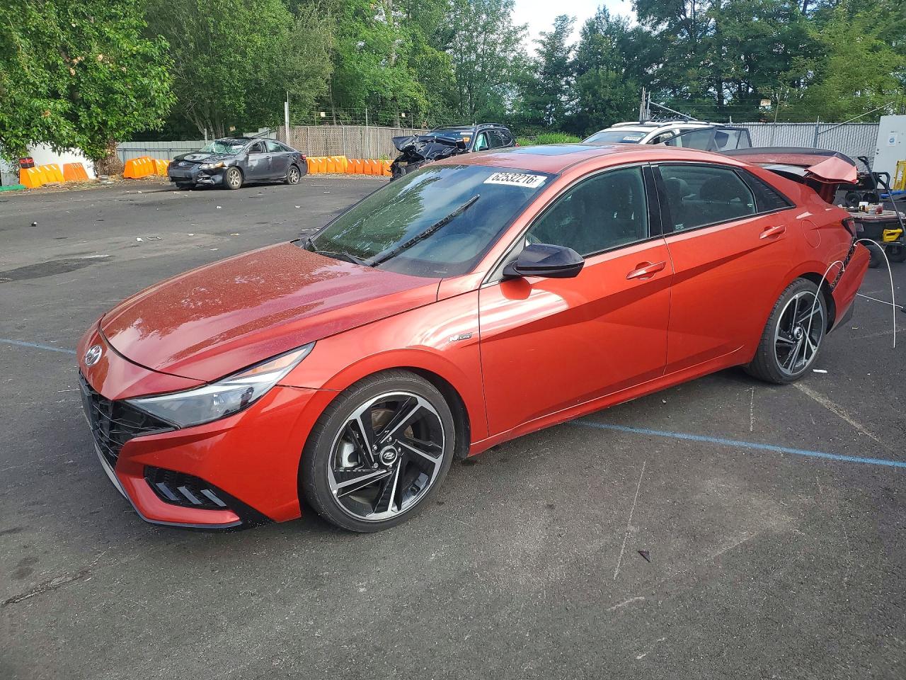 2021 HYUNDAI ELANTRA N LINE | KMHLR4AF0MU153372 | UPCARS