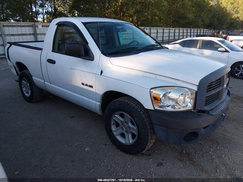 2008 DODGE RAM 1500 ST/SXT | 1D7HA16K68J127670 | UPCARS