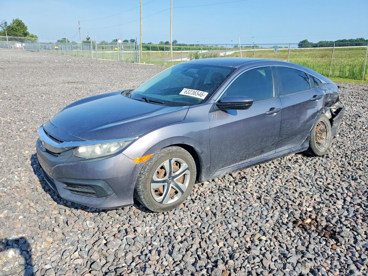 2016 HONDA CIVIC LX | 19XFC2F57GE012342 | UPCARS