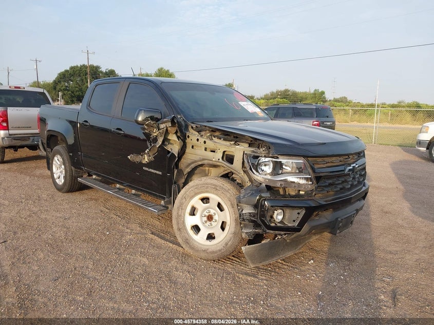 2022 CHEVROLET COLORADO 2WD  SHORT BOX LT | 1GCGSCEN9N1183995 | UPCARS