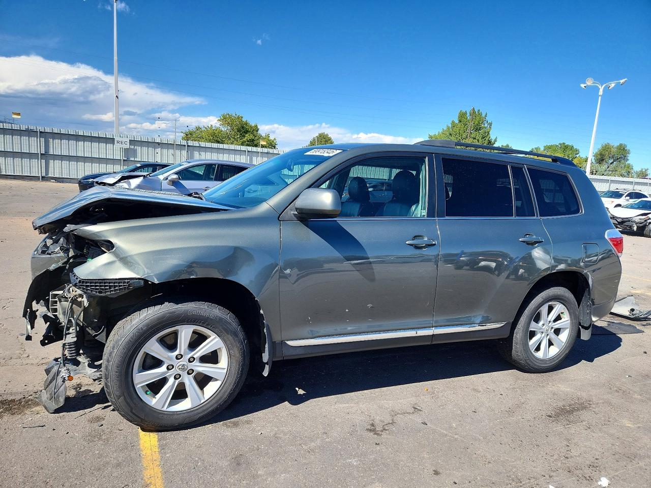 2012 TOYOTA HIGHLANDER SE | 5TDBK3EH1CS125772 | UPCARS