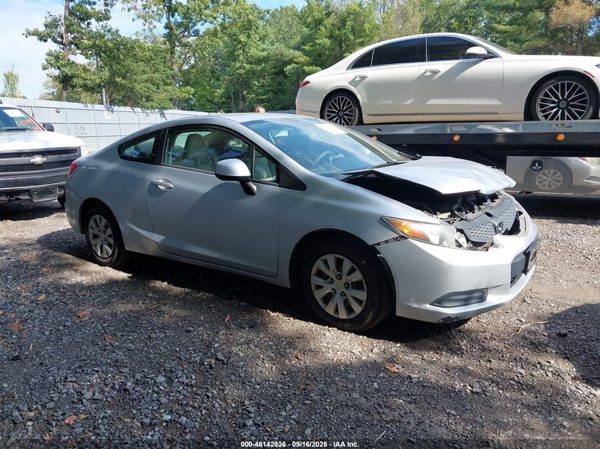 2012 HONDA CIVIC LX | 2HGFG3B56CH539398 | UPCARS