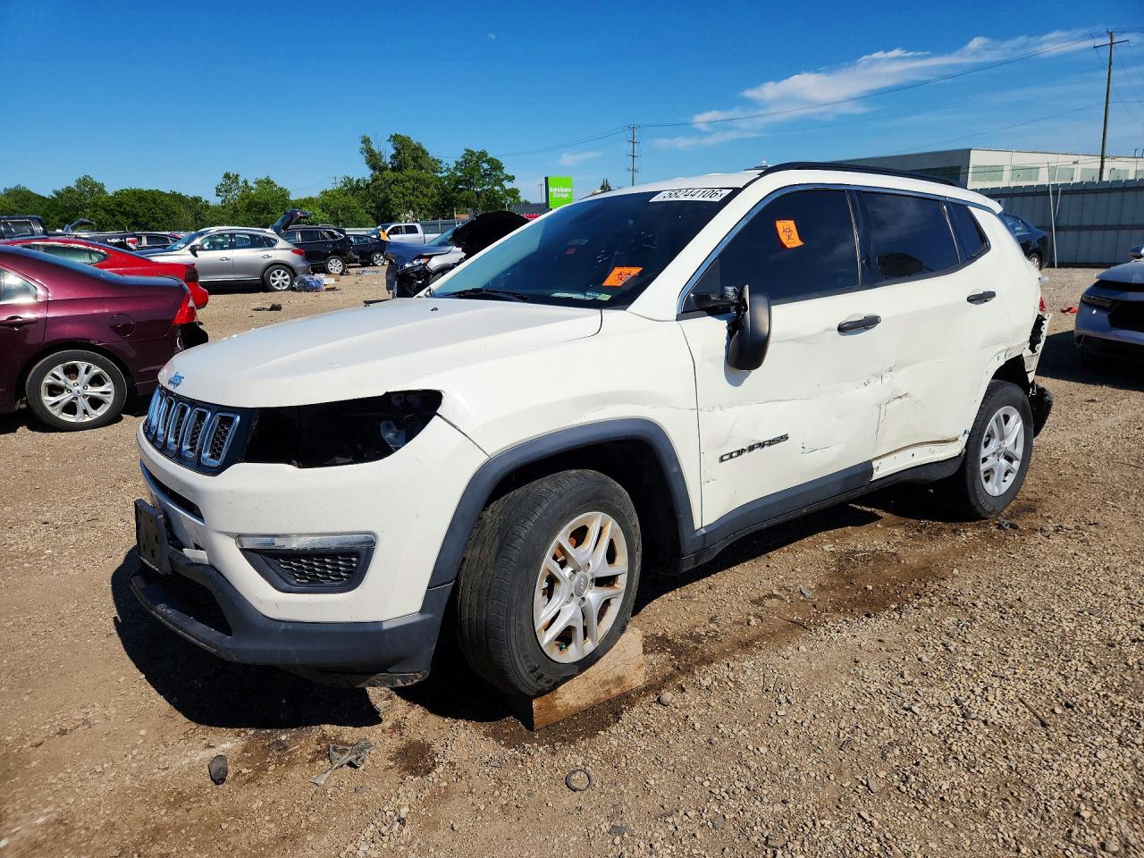 2020 JEEP COMPAS SPORT | 3C4NJCAB1LT169262 | UPCARS