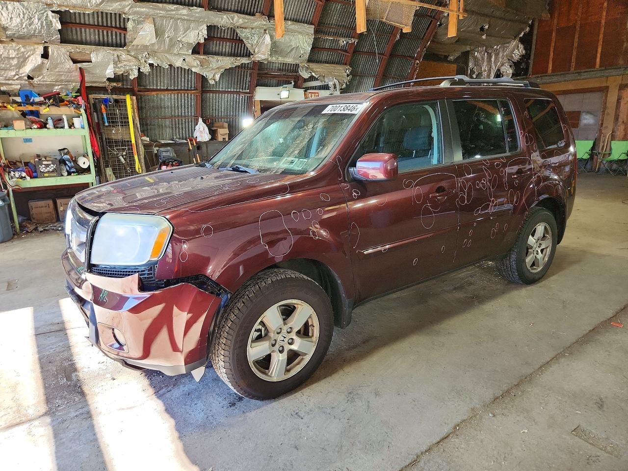 2011 HONDA PILOT EX | 5FNYF4H43BB024068 | UPCARS