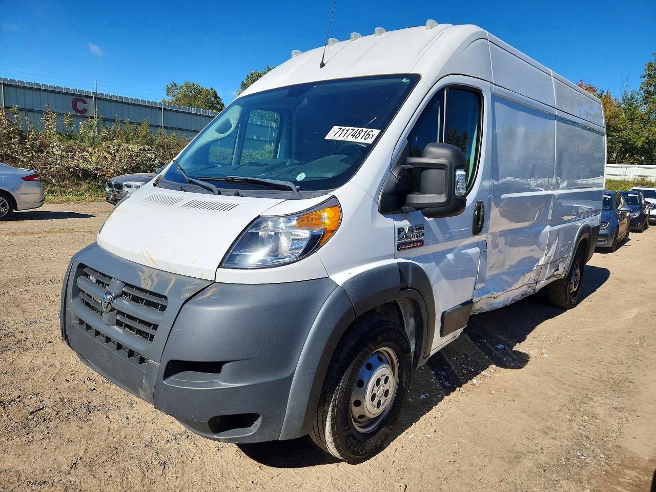 2018 RAM PROMASTER 2500 DELIVERY VAN | 3C6TRVDG8JE119695 | UPCARS